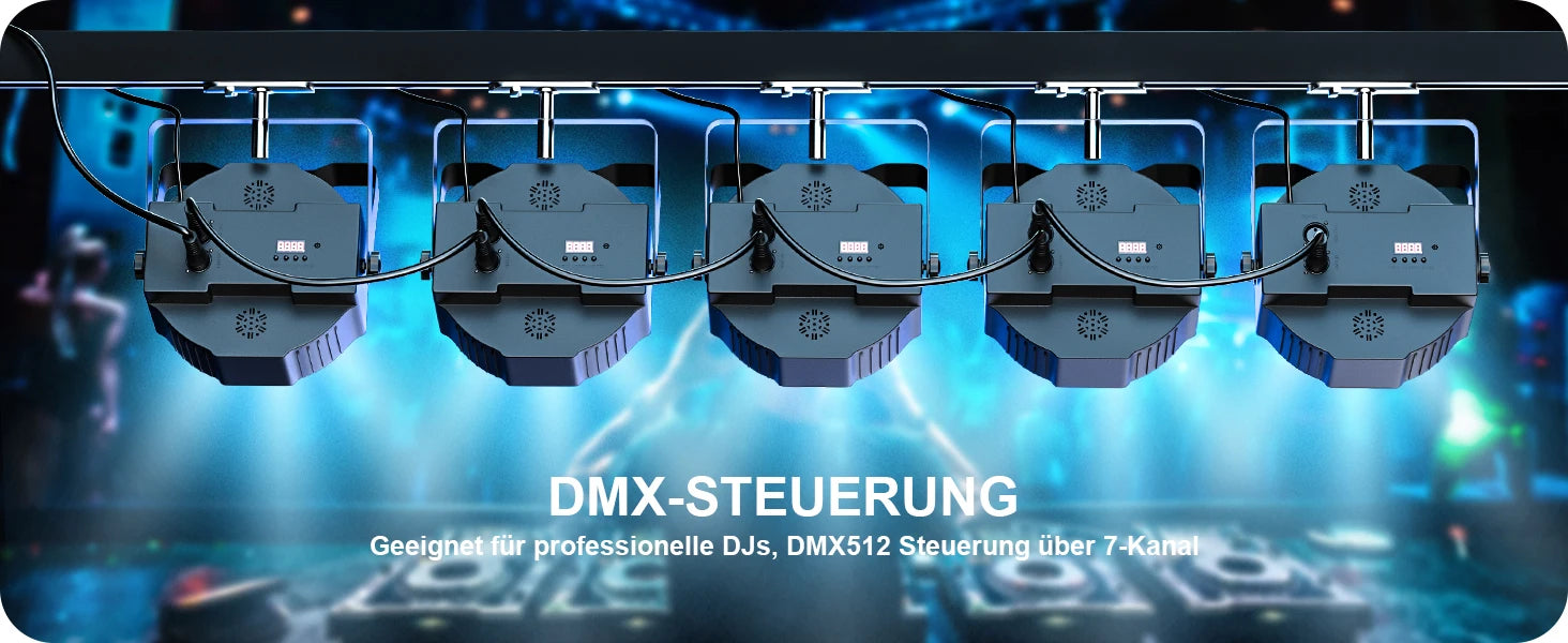 2PCS RGB Stage Par Lights