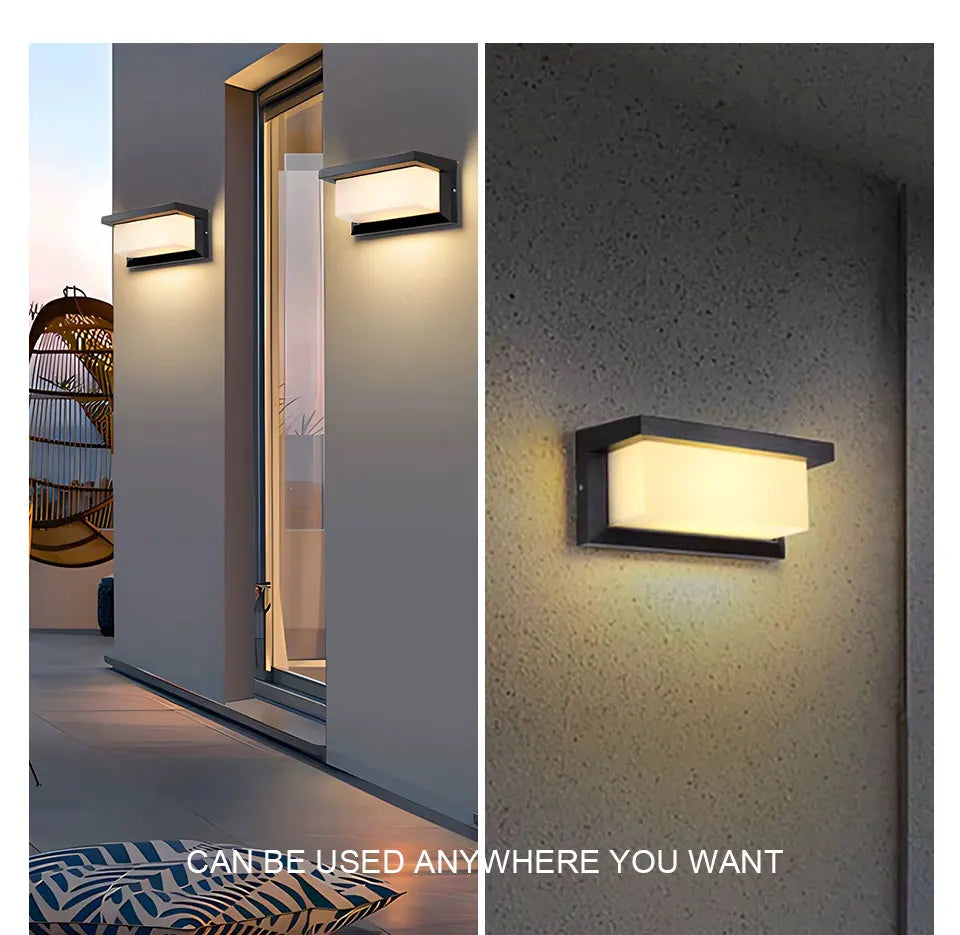 Outdoor LED Motion Wall Light