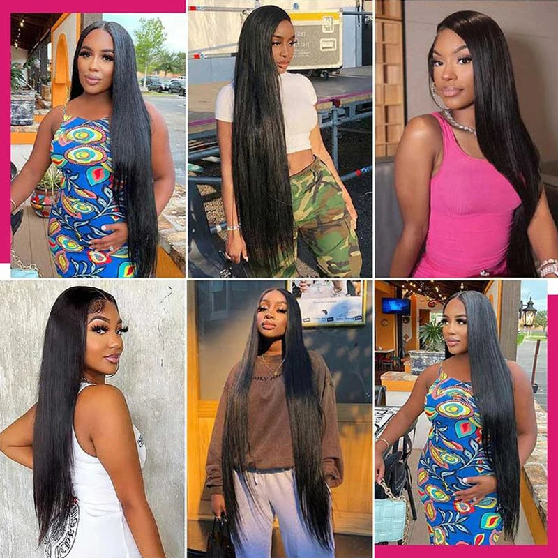 100% Malaysian Straight Lace Front Wig