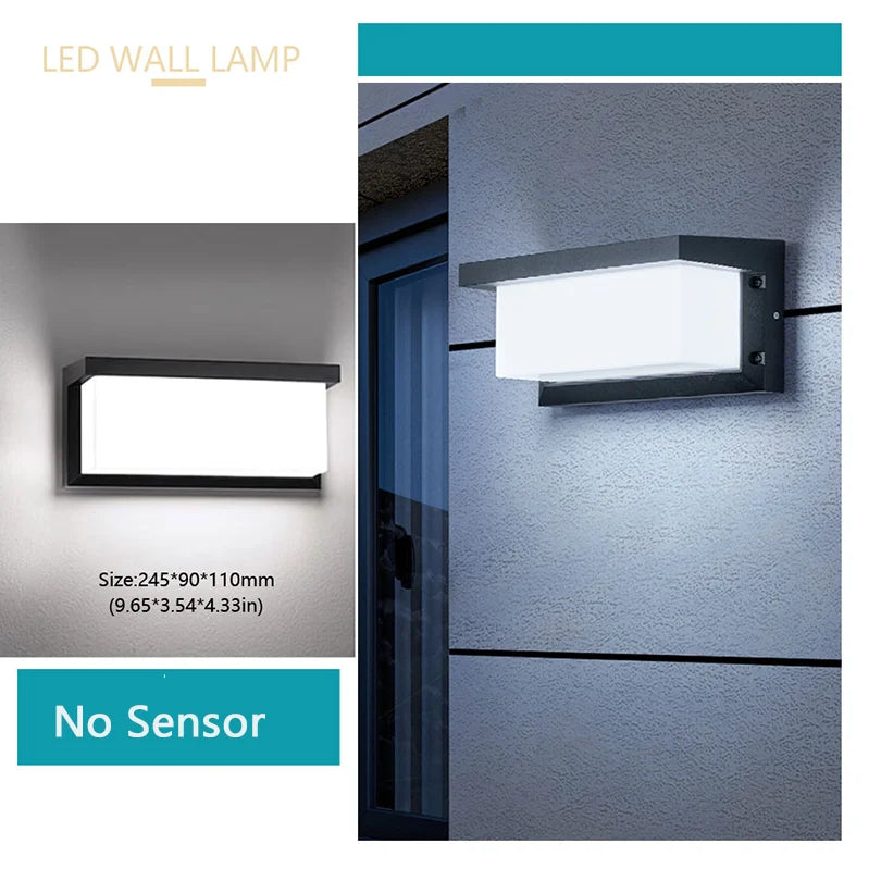 Outdoor LED Motion Wall Light