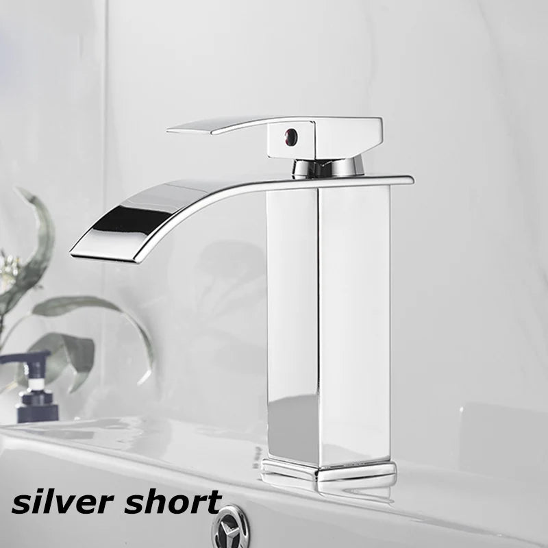 Black Waterfall Basin Faucet