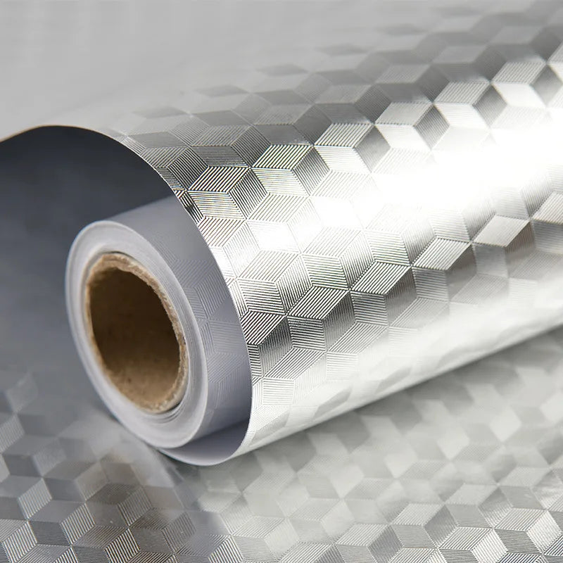 Gold Metal Self-Adhesive Wallpaper