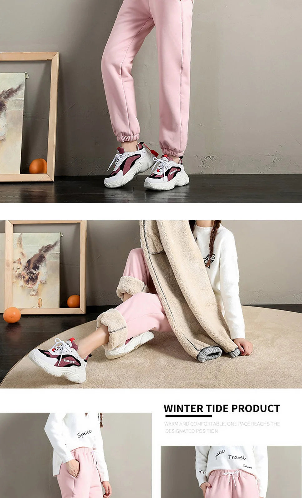 Women's Winter Warm Fleece Leggings