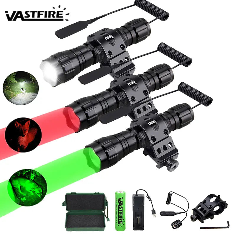 5000lm Tactical Gun Flashlight