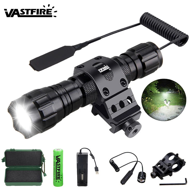 5000lm Tactical Gun Flashlight