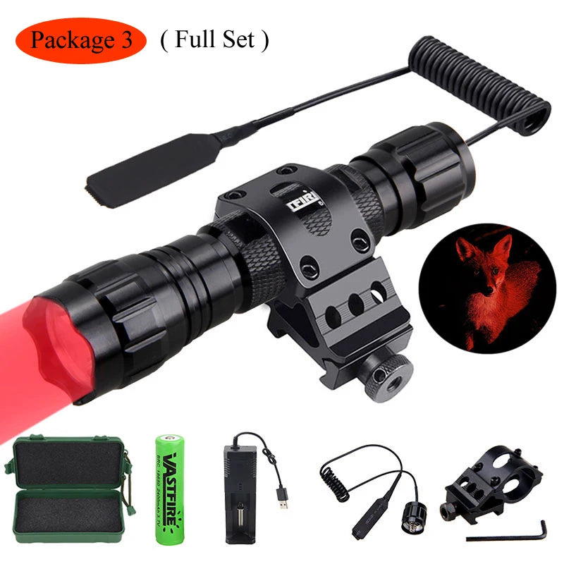 5000lm Tactical Gun Flashlight
