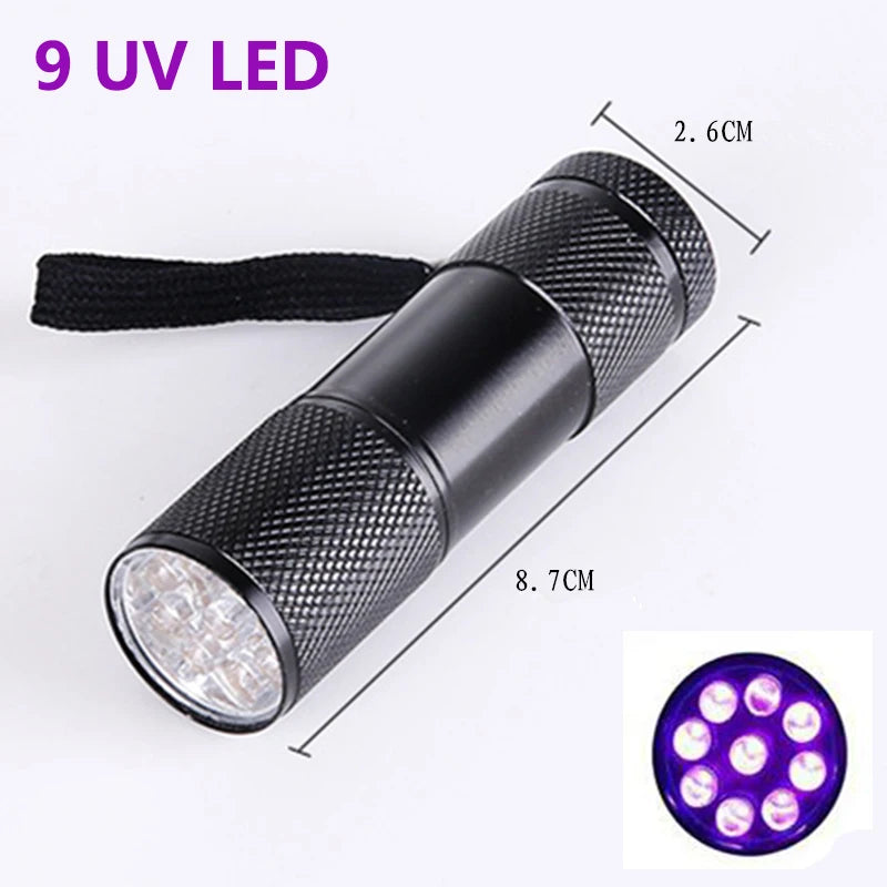 395nm UV Blacklight Flashlight