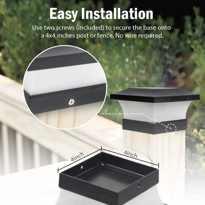 Solar Fence Lights (2PCS)