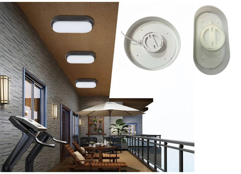 Modern LED Oval Wall Lamp – 16W/20W