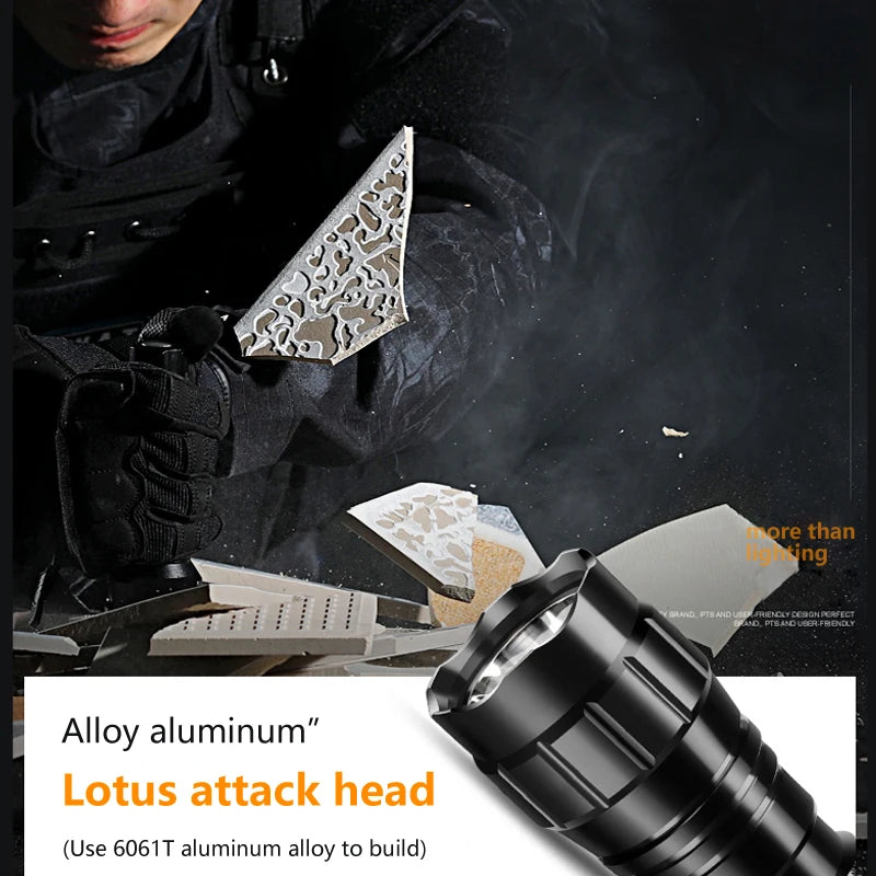 5000lm Tactical Gun Flashlight