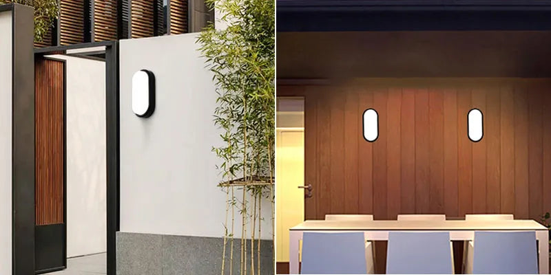 Modern LED Oval Wall Lamp – 16W/20W