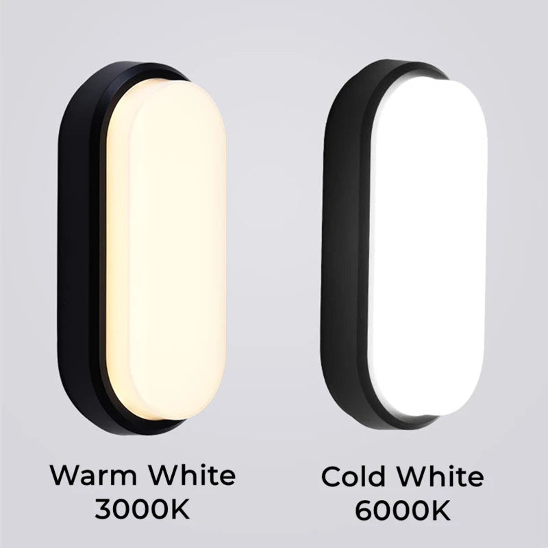 Modern LED Oval Wall Lamp – 16W/20W