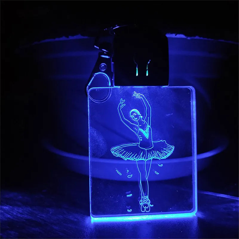 RGB Acrylic LED Keychain