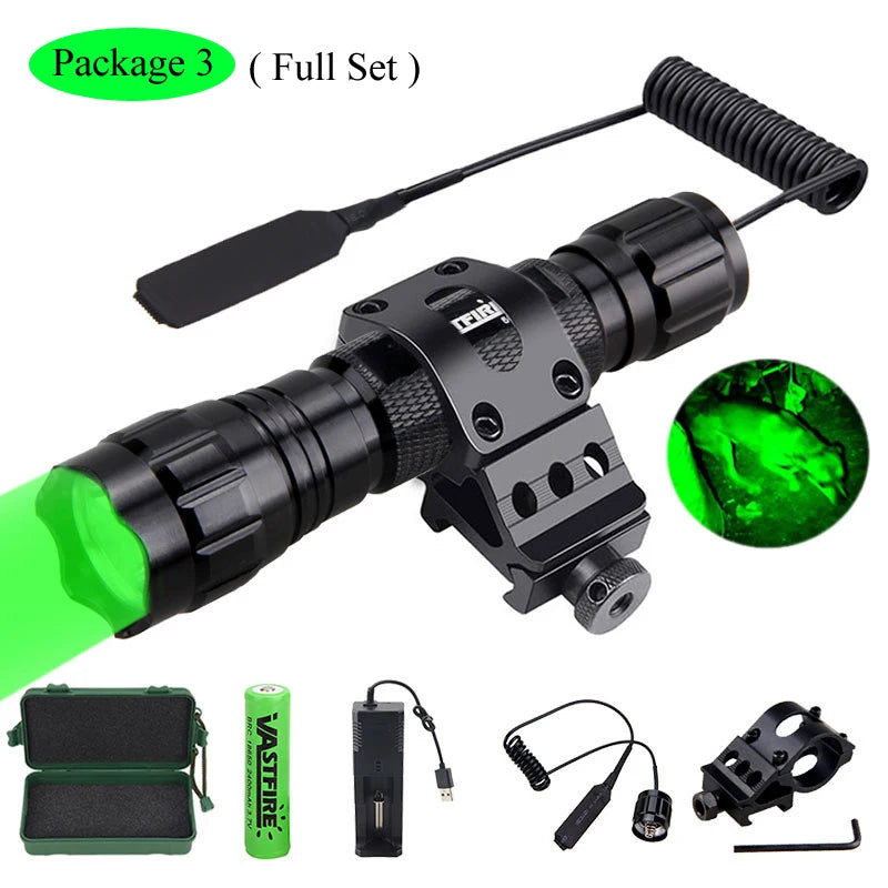5000lm Tactical Gun Flashlight