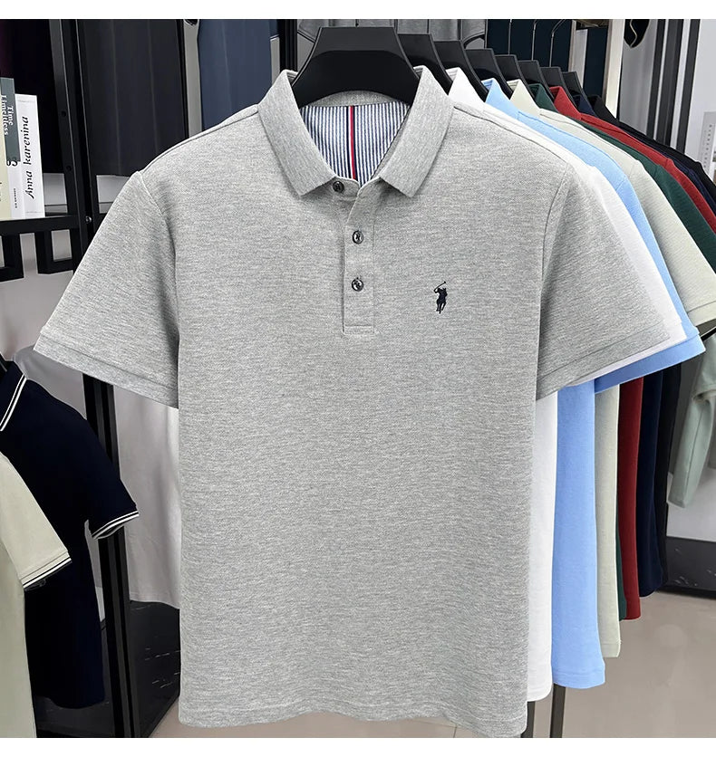 Men's Cotton Polo Shirt Embroidered