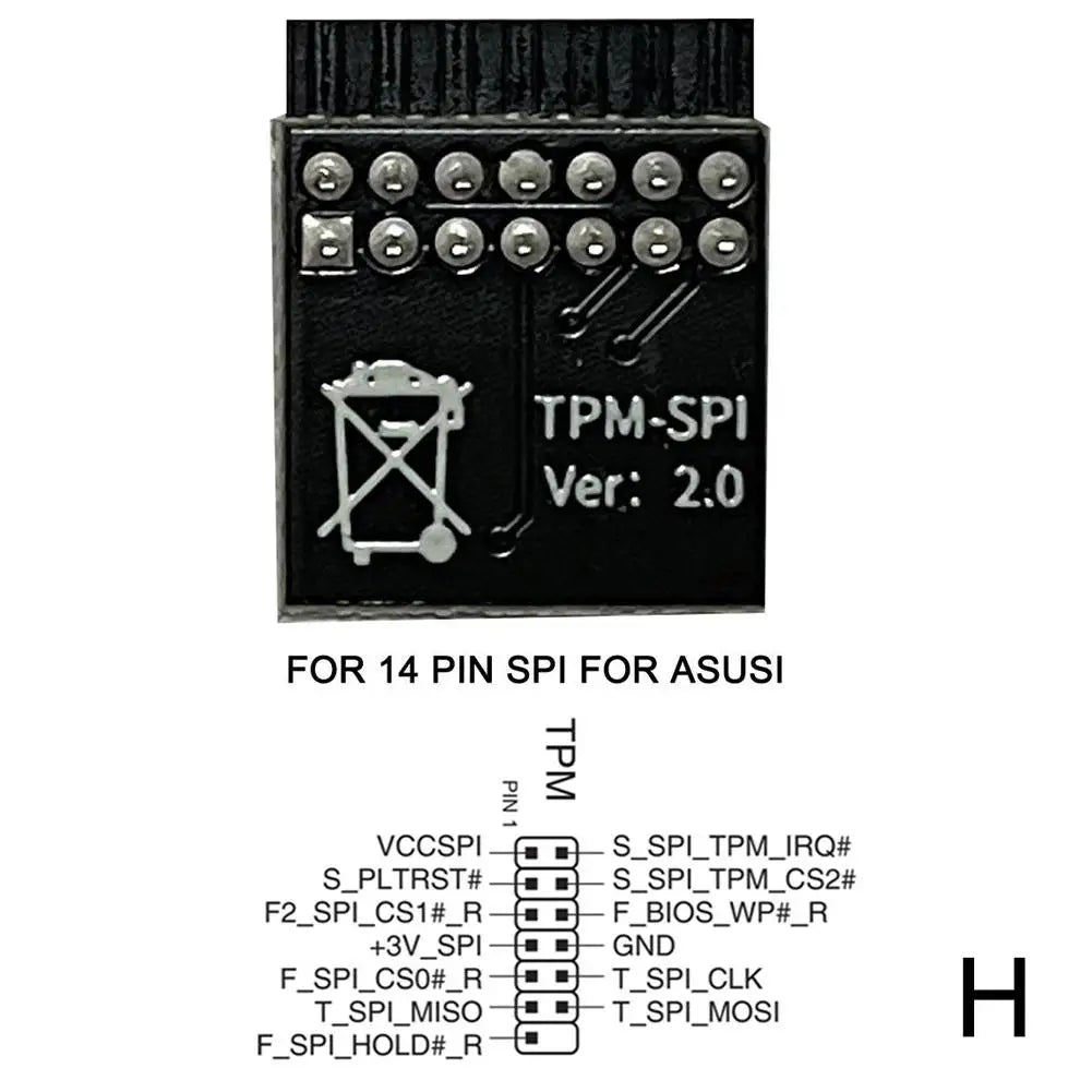 TPM 2.0 Security Module 14Pin