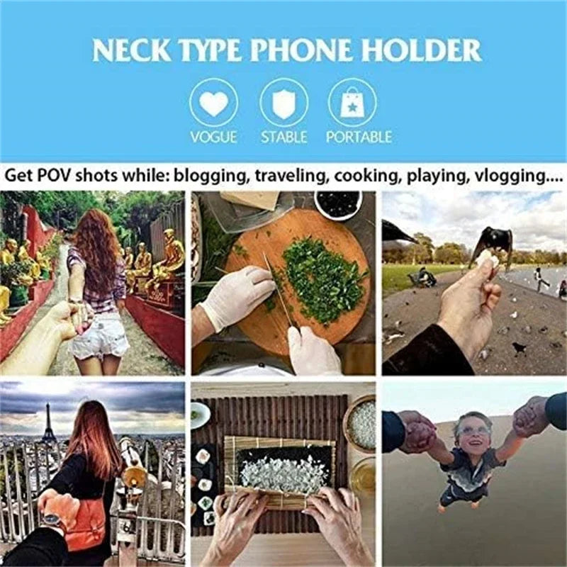 Hands-Free Smartphone Neck Mount