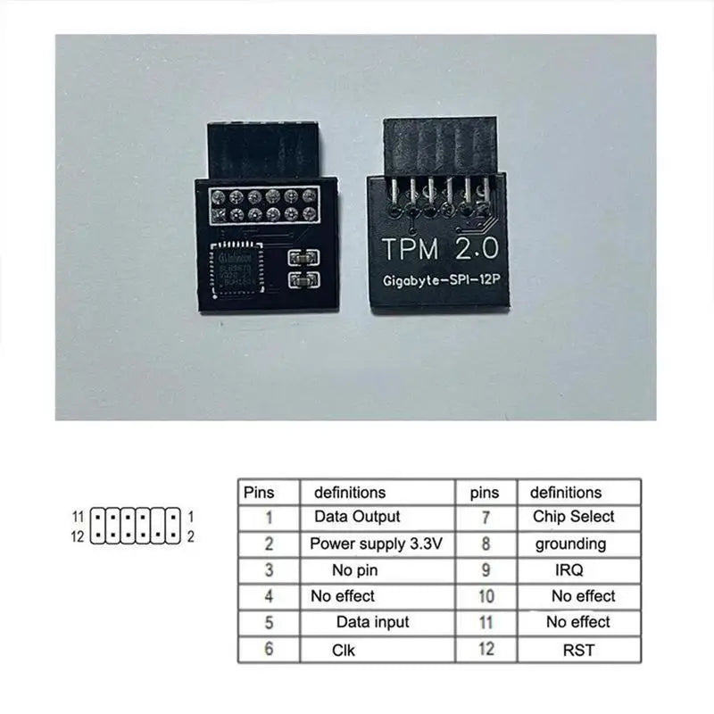 TPM 2.0 Security Module 14Pin