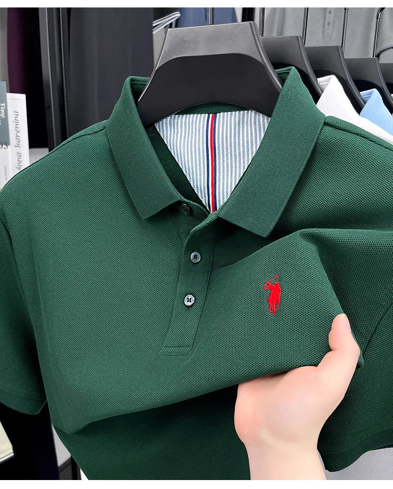 Men's Cotton Polo Shirt Embroidered