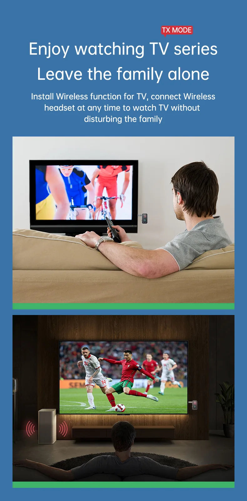 Bluetooth 5.3 Audio Adapter Transmitter