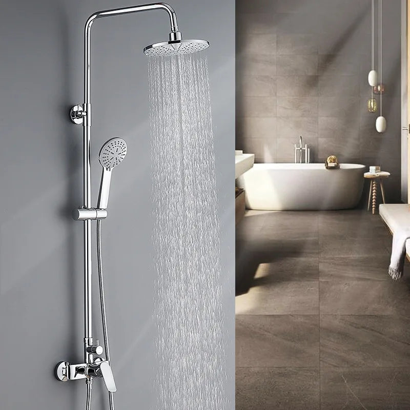 360° Rotatable Rainfall Shower Set