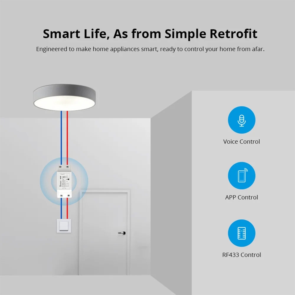 Remote Voice Control Light Switch