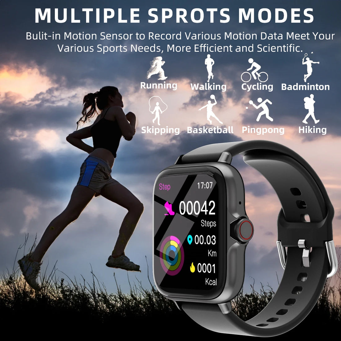 Waterproof Smartwatch 1.83"