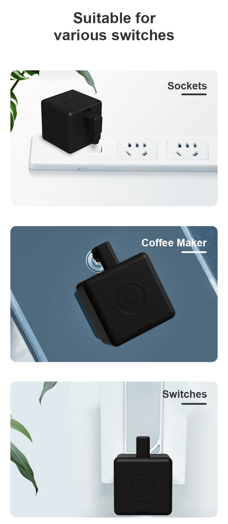 Remoter Garage  Button Robot Pusher Assistant