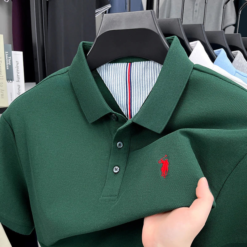 Men's Cotton Polo Shirt Embroidered