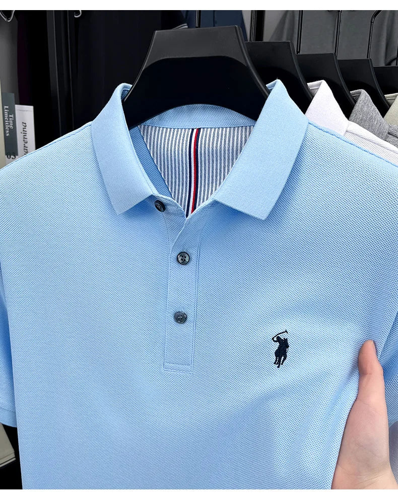 Men's Cotton Polo Shirt Embroidered