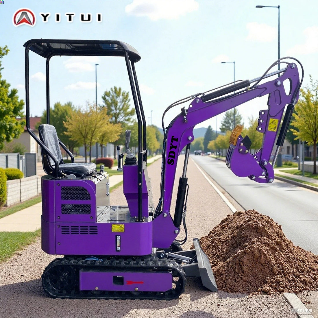 Crawler Mini Excavator 1.5–2 Ton – Kubota Engine