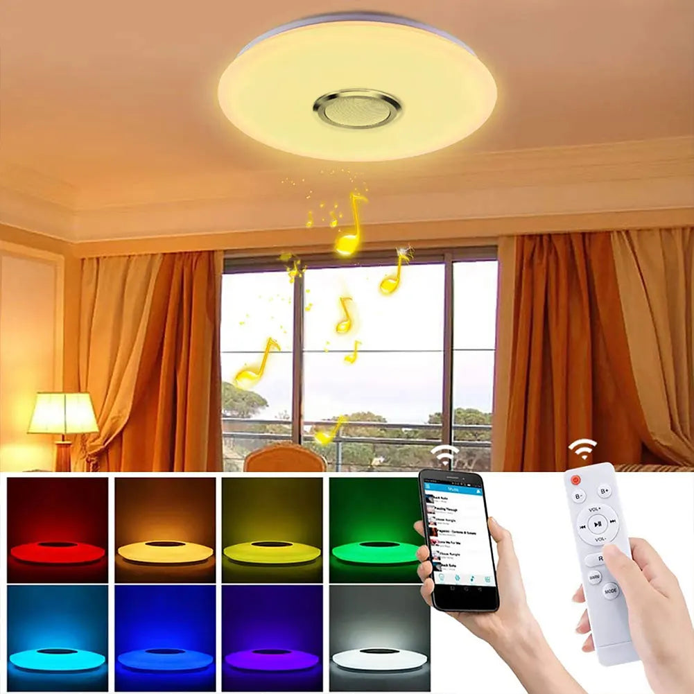 LED Ceiling Light Smart Bluetooth Speaker