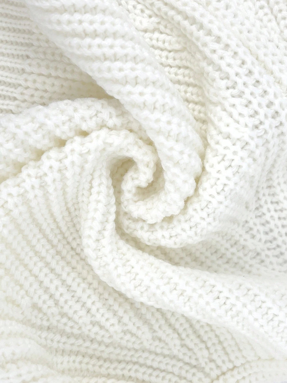 Elegant Solid Color Ribbed Knitted Cardigan