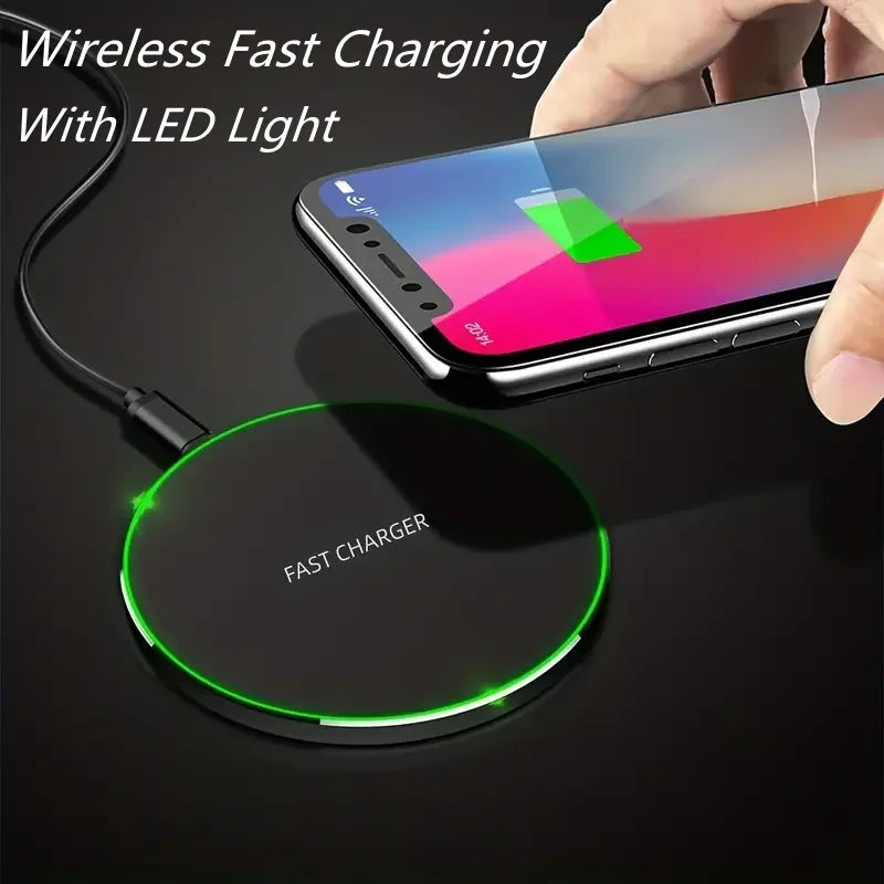 Wireless Charger for iPhone & Samsung