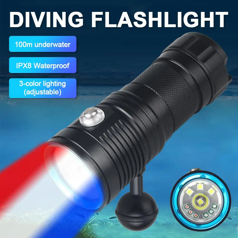 80W Underwater Dive Light