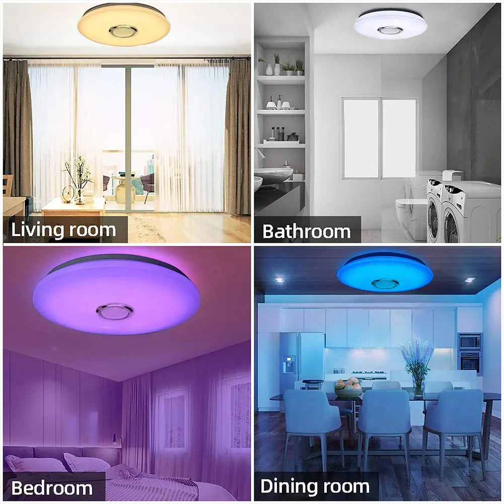 LED Ceiling Light Smart Bluetooth Speaker