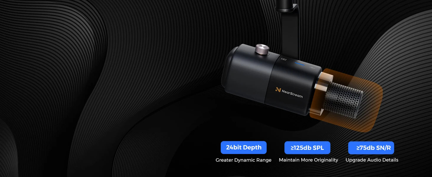 Professional USB XLR Dynamic Microphone