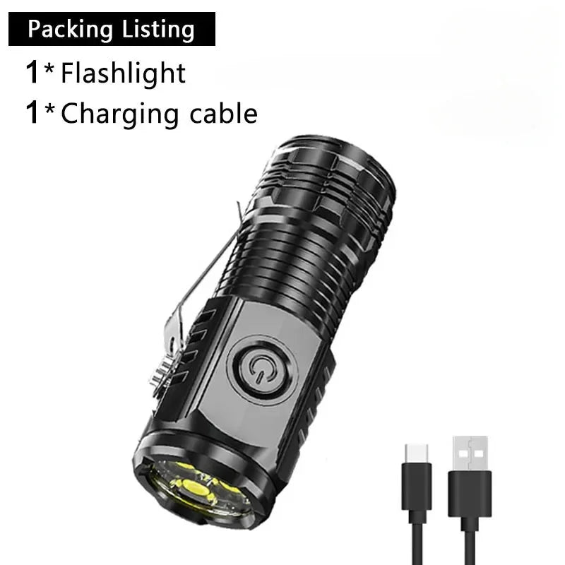 High-Quality LED Rechargeable Flashlight