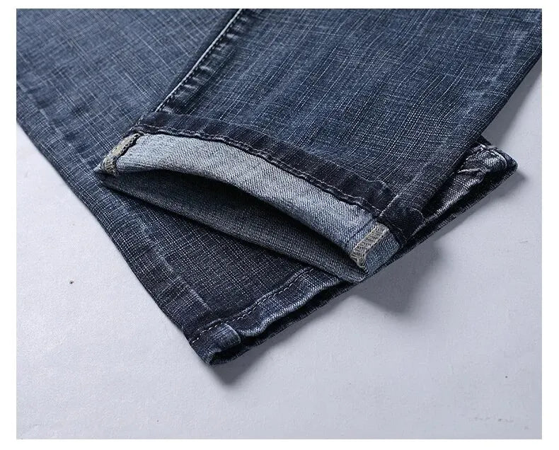 Men's Business Casual Straight Jeans