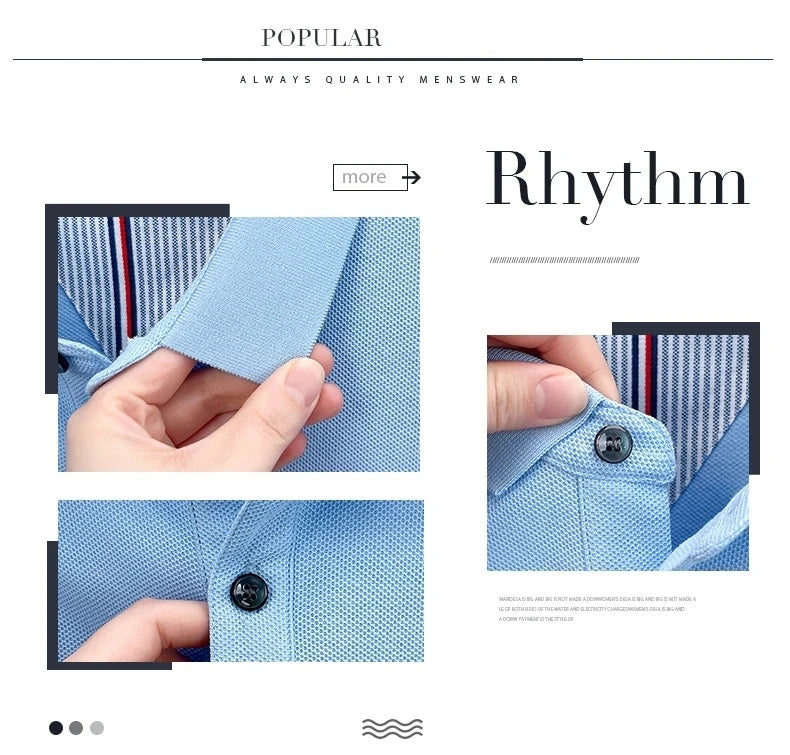 Men's Cotton Polo Shirt Embroidered