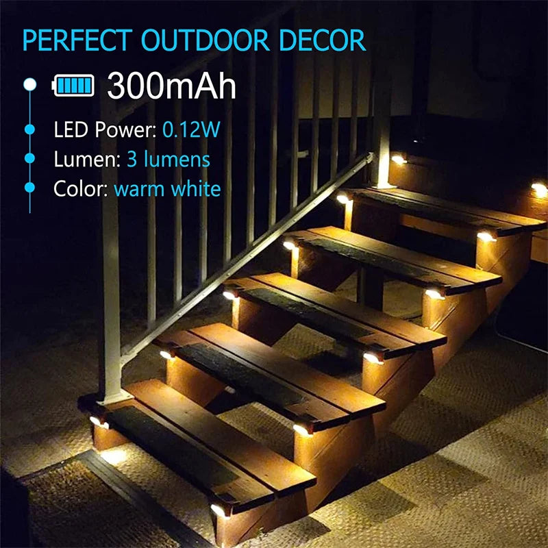 Solar LED Deck Step Lights