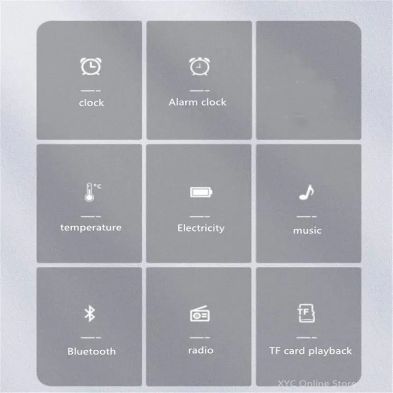 Portable Bluetooth Speaker Mini Alarm