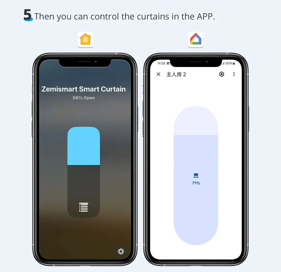 Zemismart Smart Motorized Curtain