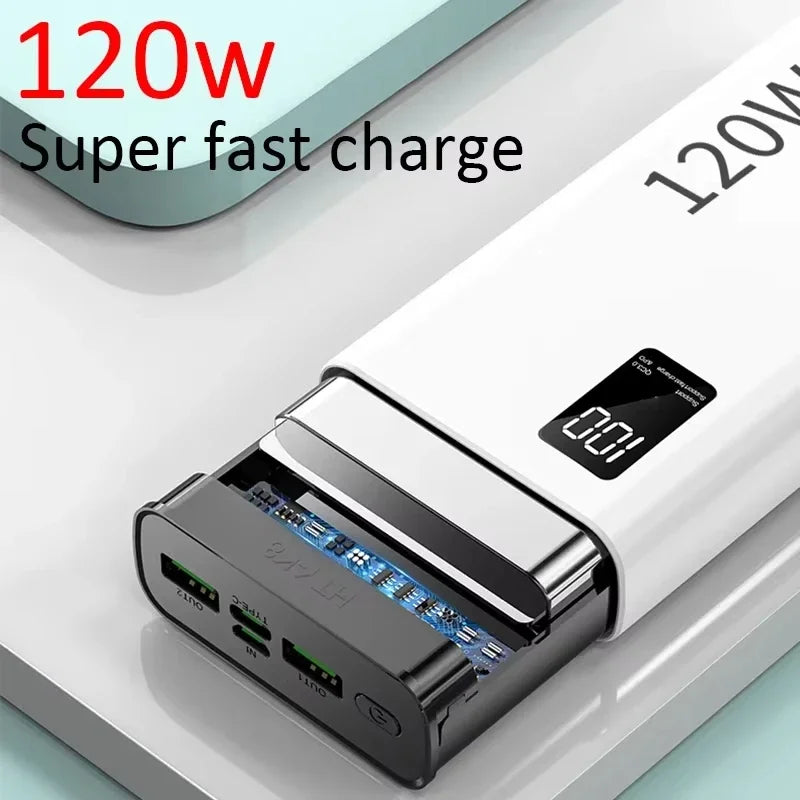 120W 50000mAh Fast Charging Power Bank