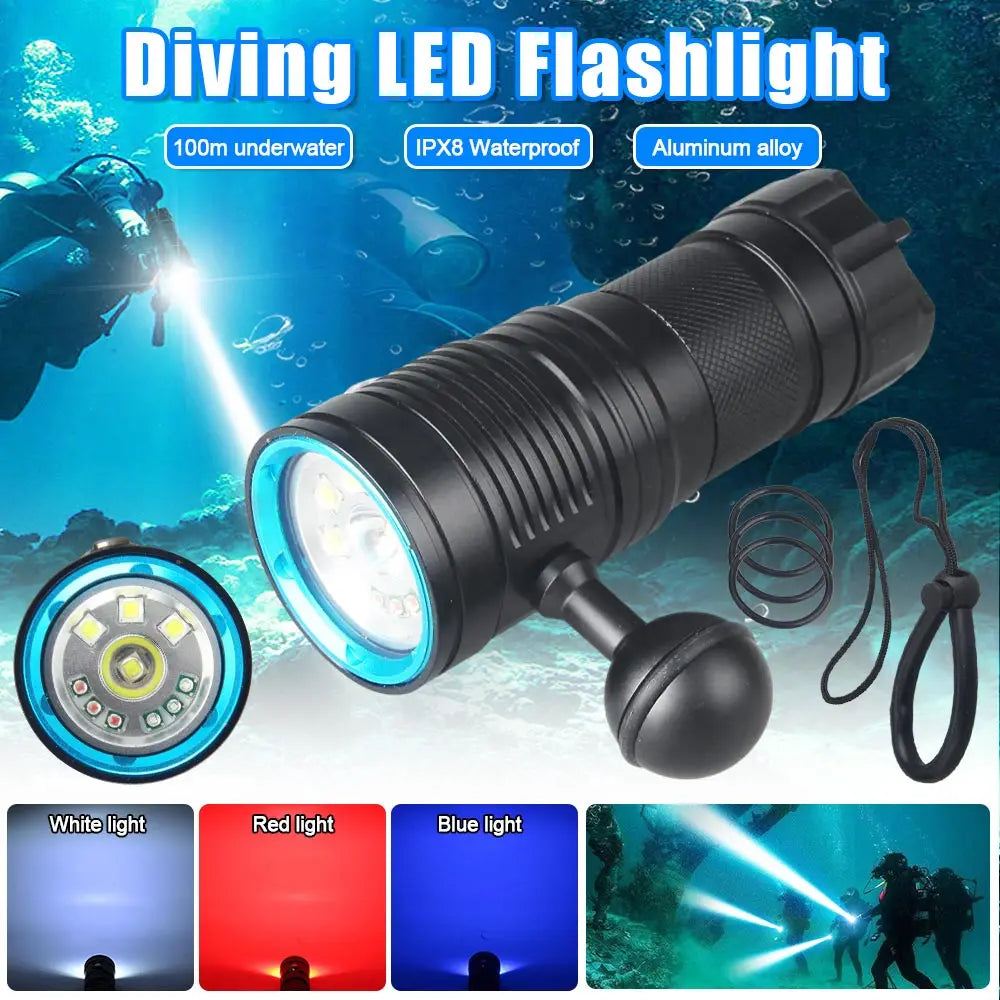 80W Underwater Dive Light