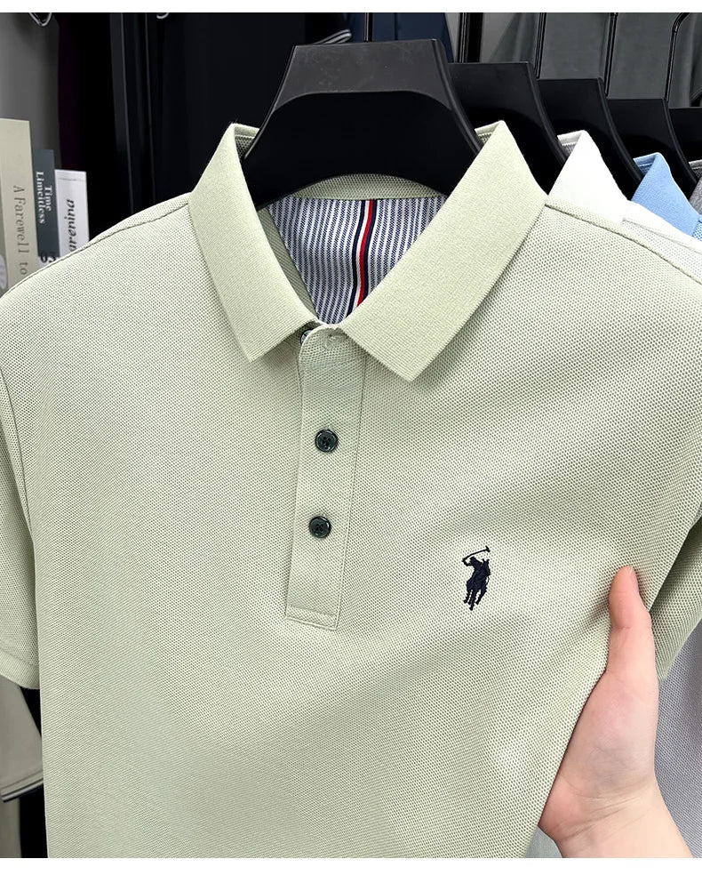 Men's Cotton Polo Shirt Embroidered