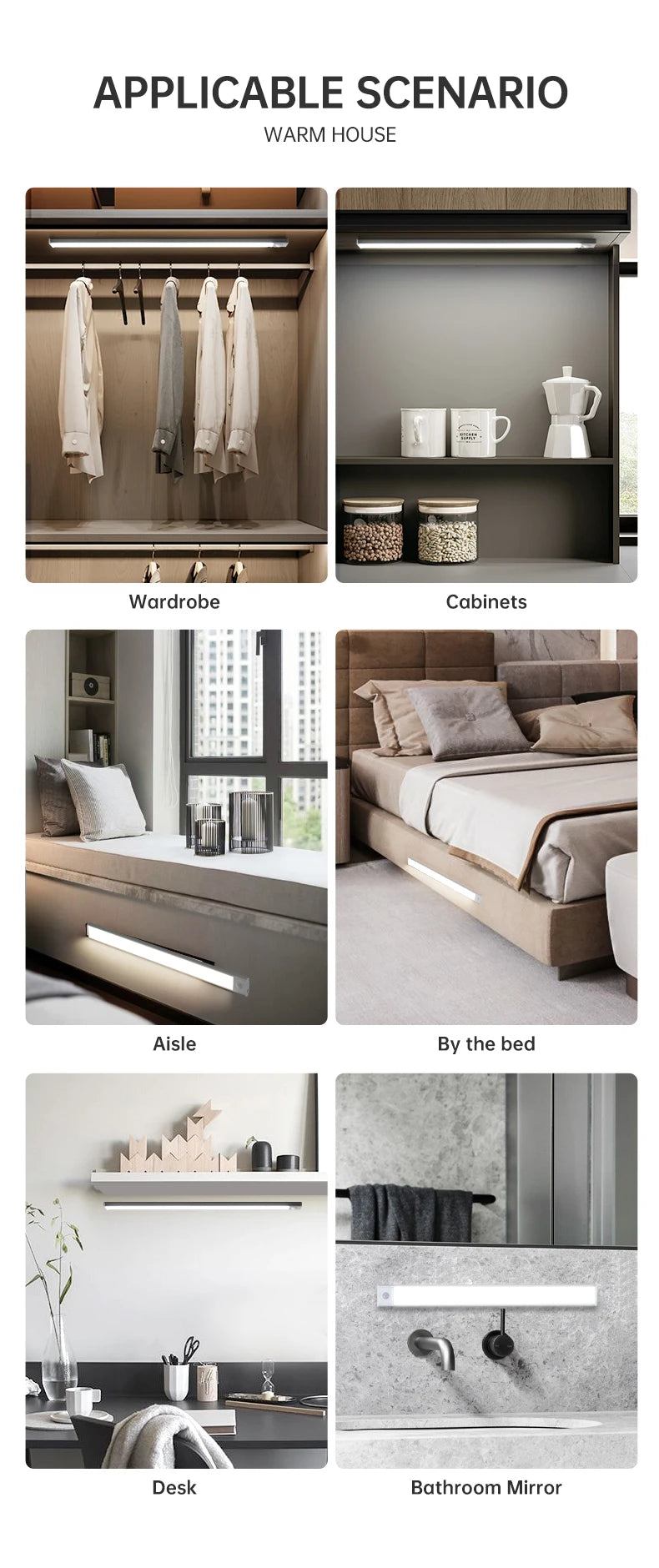 LED Motion Sensor Cabinet Light