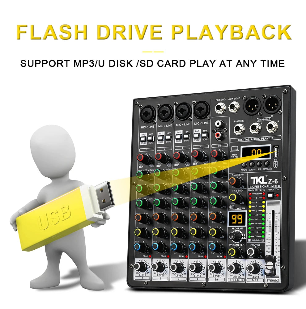 Bluetooth Karaoke Mixer