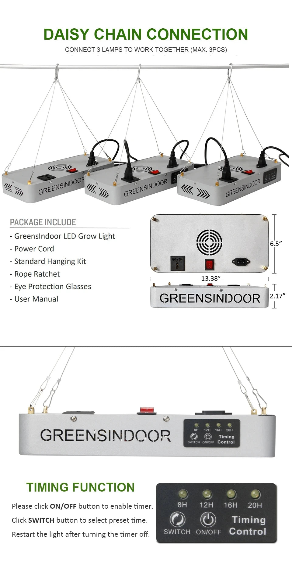 3000W LED Grow Light