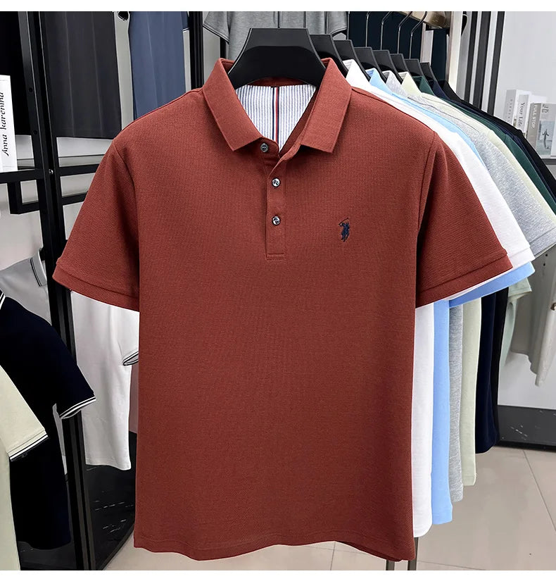 Men's Cotton Polo Shirt Embroidered